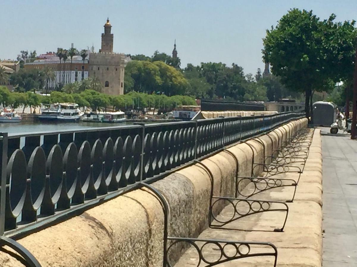 세비야 Betis A La Orilla Del Guadalquivir & Vistas A La Giralda 아파트 외부 사진